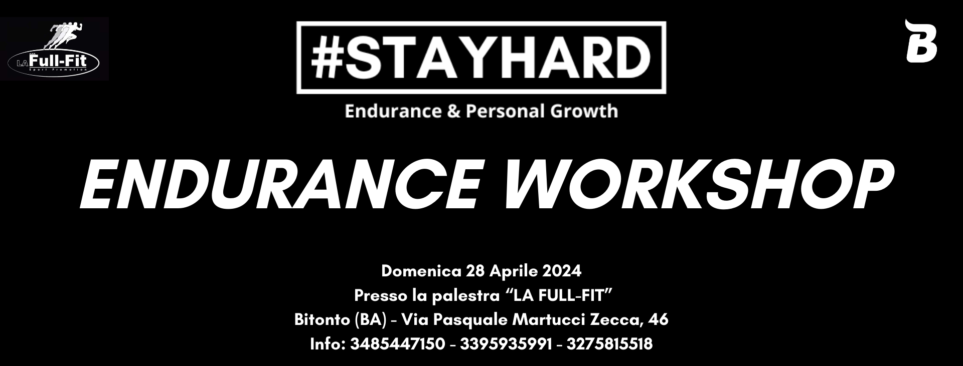 #STAYHARD – Endurance Workshop